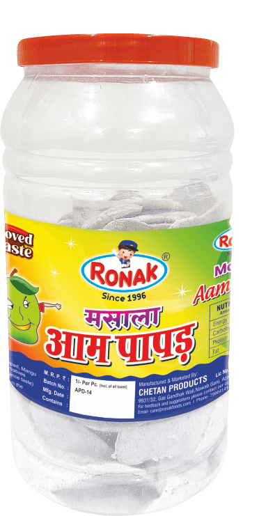 Ronak Aam Papad Khatta Jar 100pc