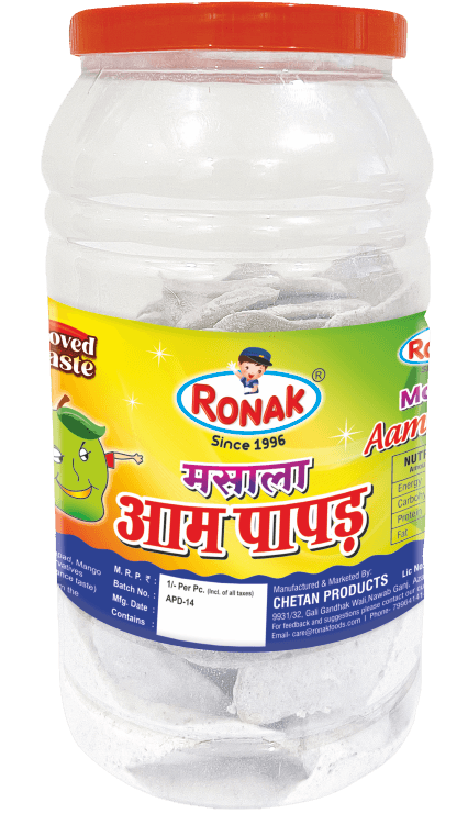 Ronak Aam Papad Khatta Jar 150pc